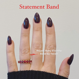 RoyalT Ruby Eternity Band by Tacori