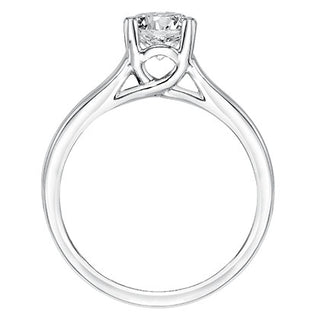 Diamond Solitaire Ring by ArtCarved Bridal