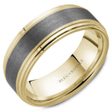 Yellow Gold & Tantalum Band by Bleu Royale