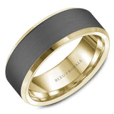 Tantalum & Yellow Gold Band