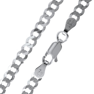 22 Inch Sterling Silver Curb Chain