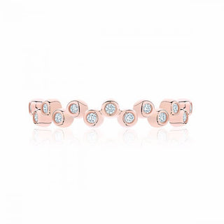 Birks Iconic | Stackable Rose Gold and Diamond Splash Ring