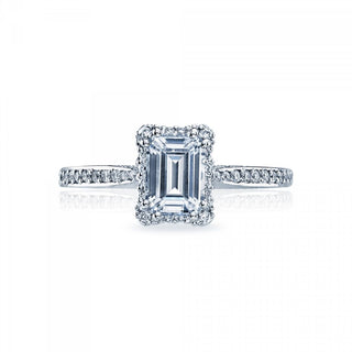 Tacori Emerald Dantela Engagement Ring