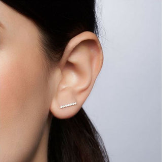 Birks Rosée du Matin | Diamond Bar Earrings