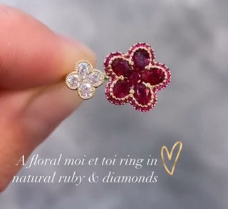 Ruby & Diamond Ring by Parade Designs