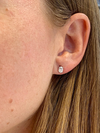 1.00TCW Diamond Studs