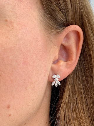 Birks Snowflake Diamond Earrings