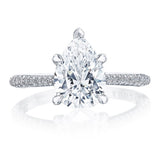 Pear Cut Tacori Diamond Ring Setting