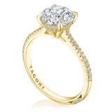 Round Cut Tacori Diamond Ring Setting