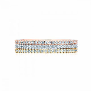 Birks Iconic | Stackable White Gold and Diamond Rosée du Matin Ring