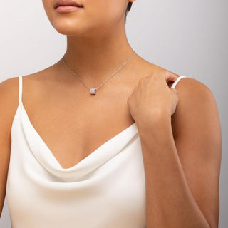 Diamond Necklace with White Gold Chain | Birks Splash Collection