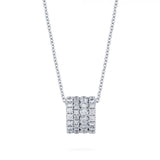 Diamond Necklace with White Gold Chain | Birks Splash Collection