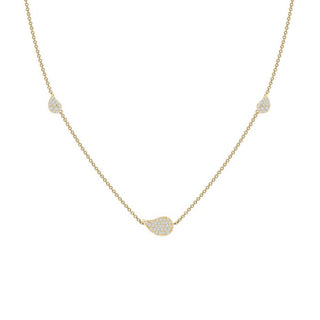 Birks Pétale | Yellow Gold and Diamond Station Necklace